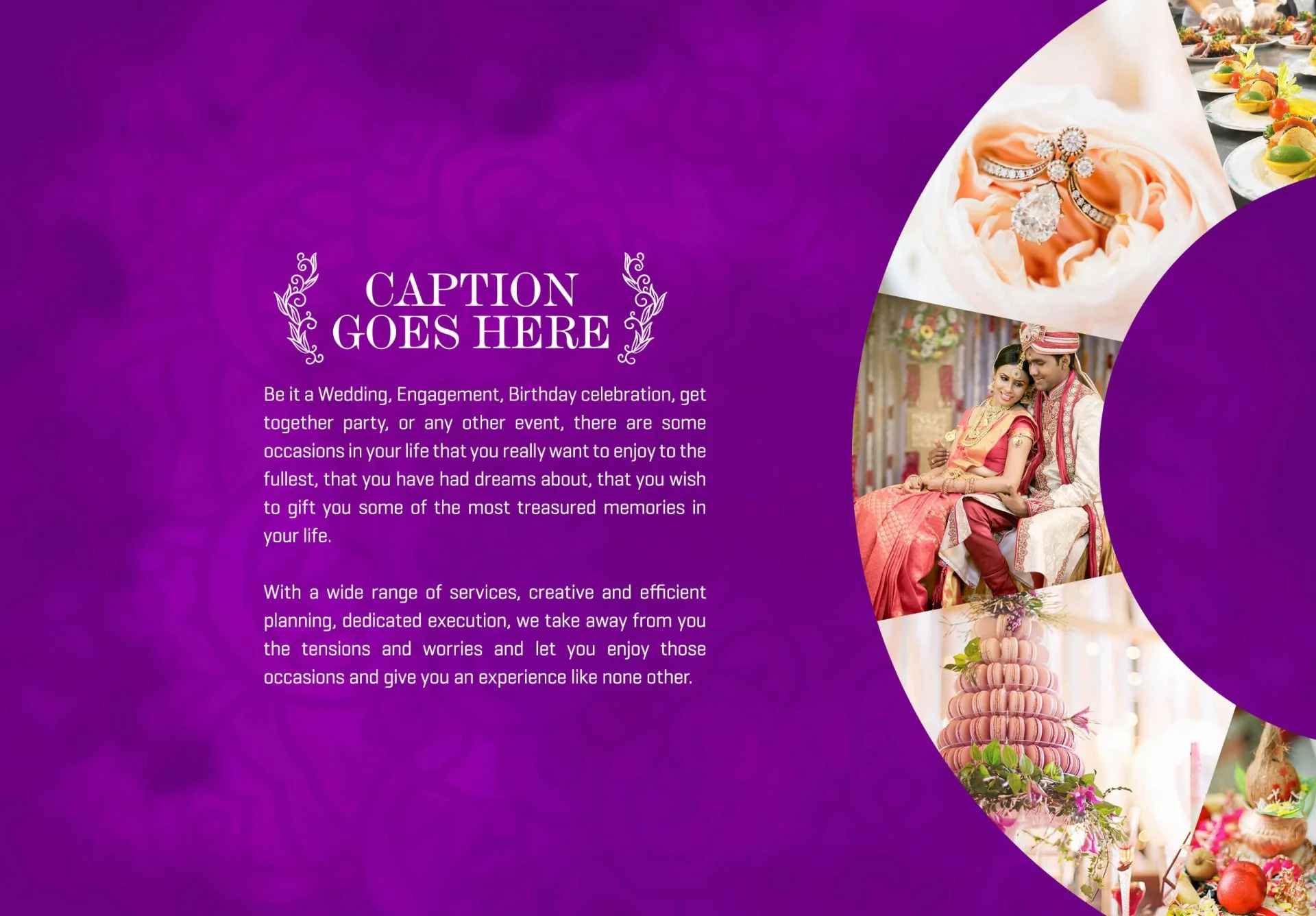 Event Promotion and Services Brochure Design