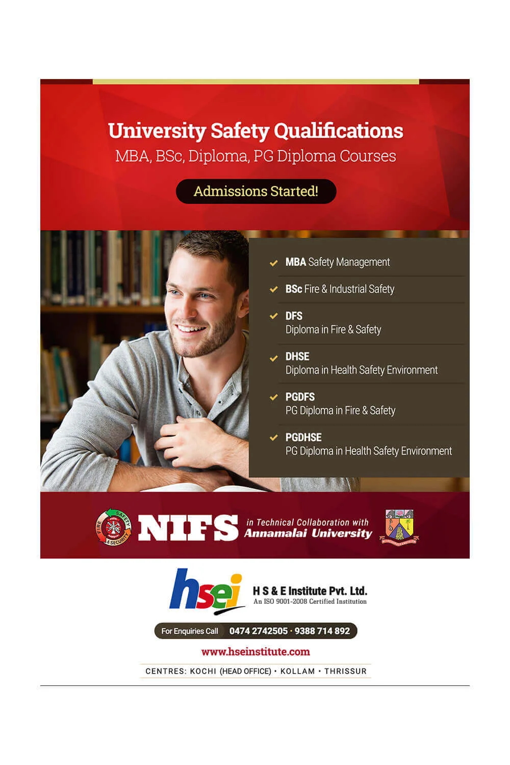 HSEI India and Middle East Course Promotion and Advertising Solutions