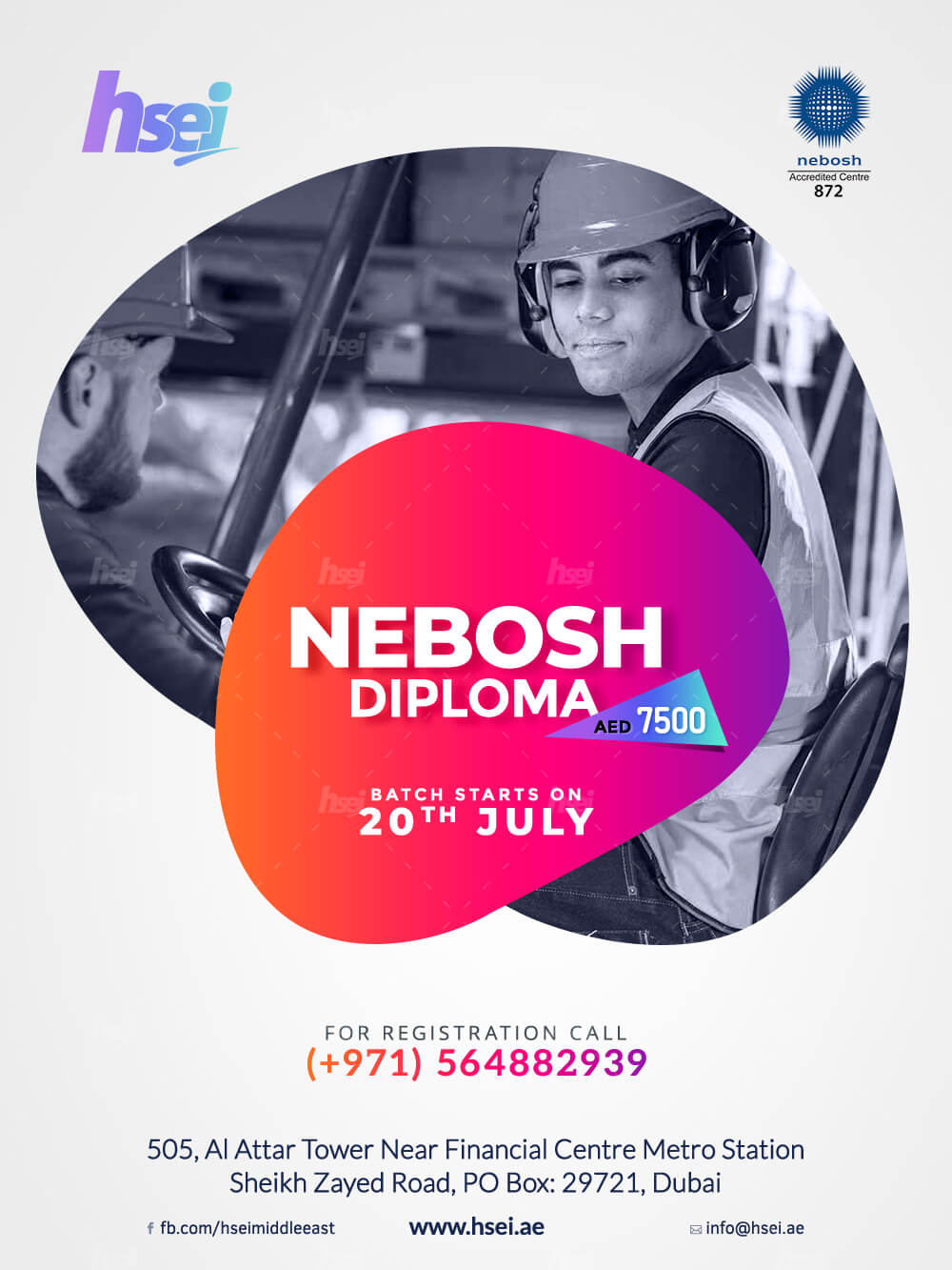 HSEI NEBOSH Diploma Course Flyer