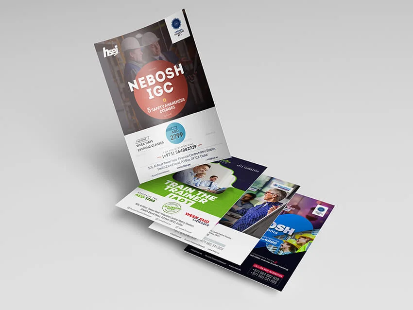 HSEI NEBOSH IOSH Industrial Course Training Flyer