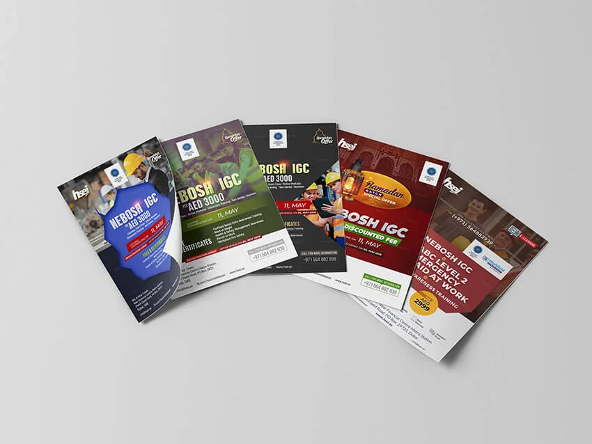 HSEI NEBOSH IOSH Industrial Course Training Flyer