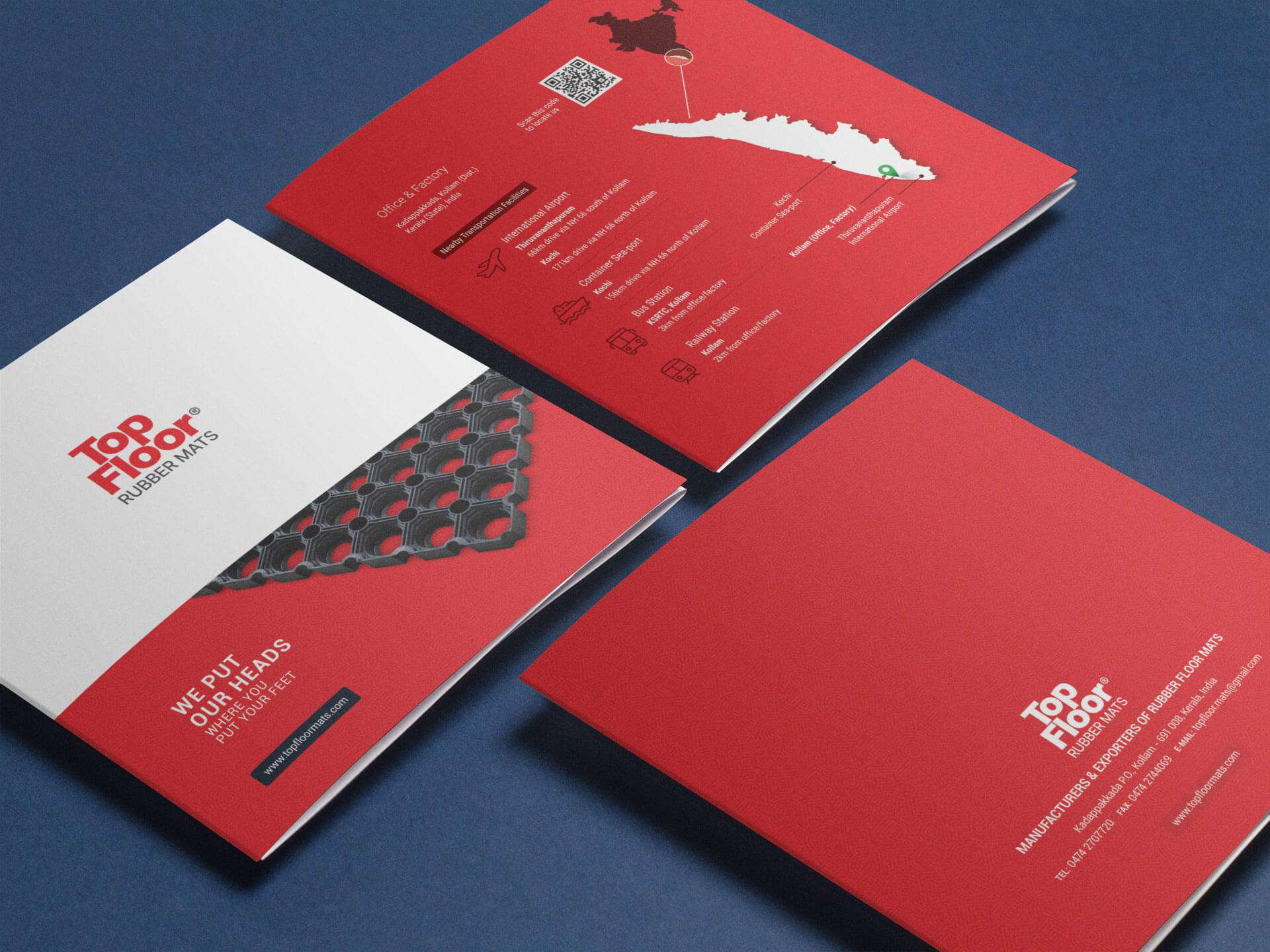 Top Floor Rubber Mats Company Corporate Multipage Brochure
