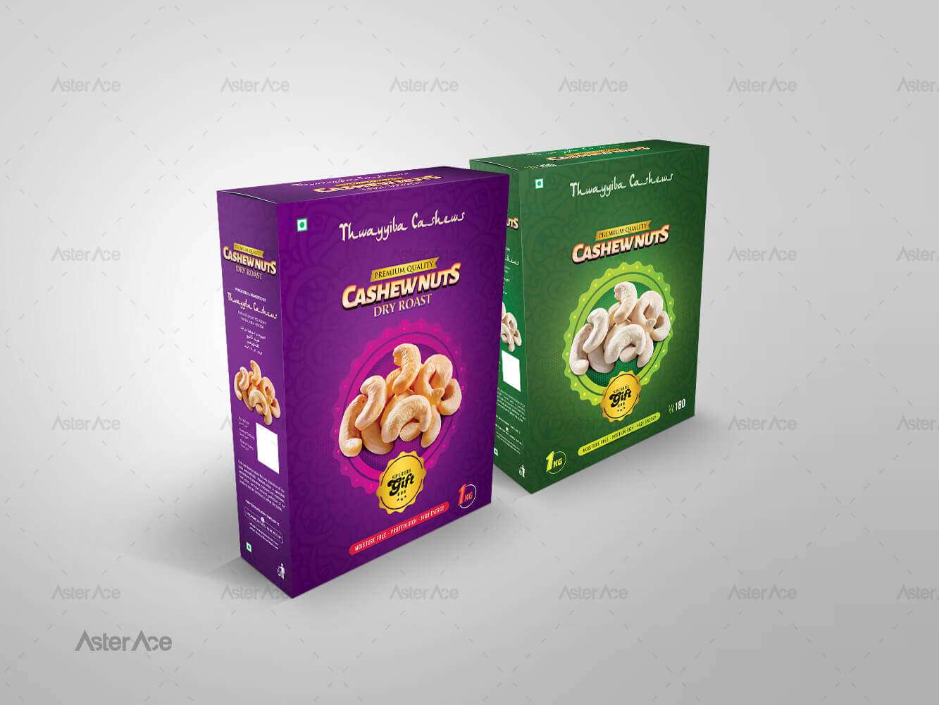 Cashew Packaging Box for Cashew Company